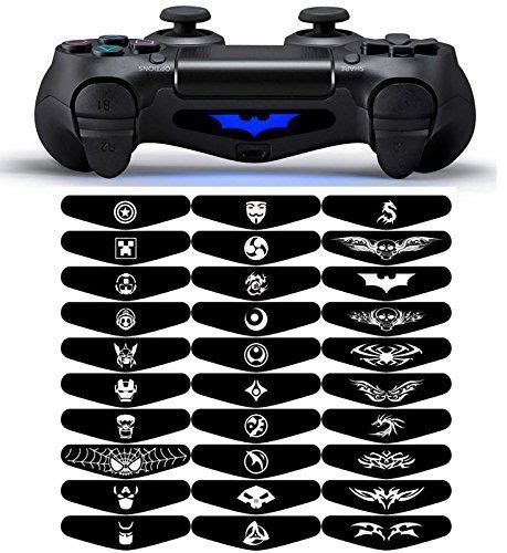 Extremerate 30 Pcsset Vinyl Reuseable Light Bar Decal For Ps4