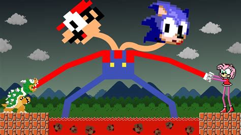 Mario Maze Mayhem Tall Two Headed Sonic Zombie And Mario Zombie Youtube