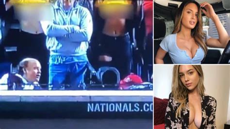 Baseball Loving Models Banned For Flashing Breasts During Game For Cancer Cause Metro News