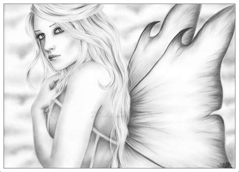 Zindy Zonedk Fantasy And Emotional Drawings The Light Fairy