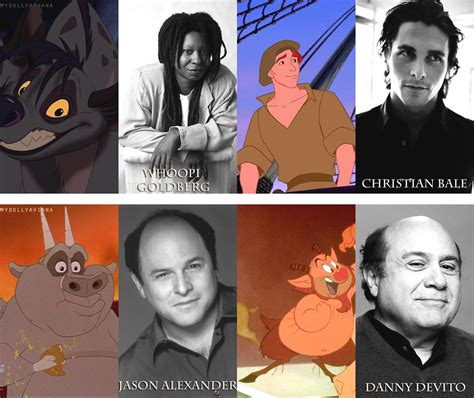 Disney Characters And Their Voice Actoractresses Disney Movies