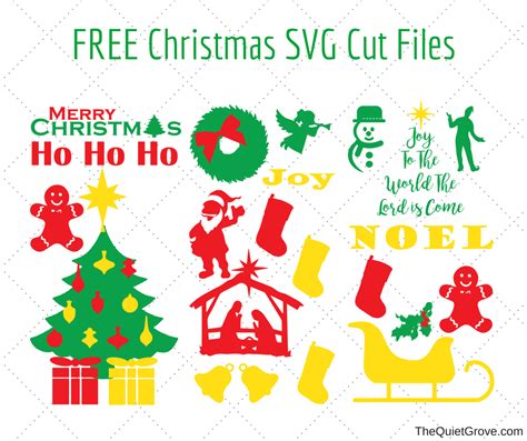 Free Christmas Svg Cut Files For Cricut