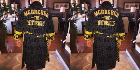 Conor Mcgregor Custom Made Versace Robe Hypebeast