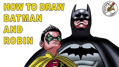 How To Draw Batman And Robin Youtube
