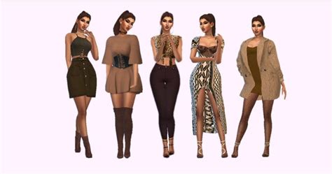 Pin On Cute Outfits Sims 4