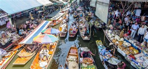 Taling Chan Floating Market Bangkok Market Attractions Thonburi Thailand