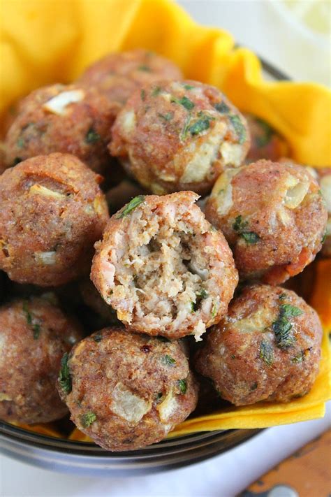 In 2 batches, brown meatballs in oil in l. Healthy Baked Meatballs You'll Want To Make Over And Over