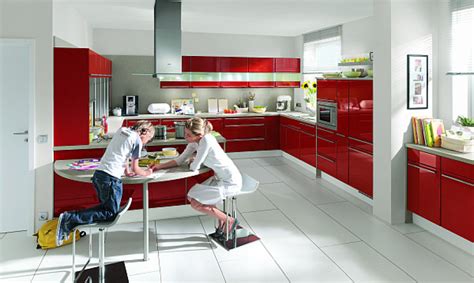 Red High Gloss Kitchen Cabinets Kitchen Cabinet Ideas