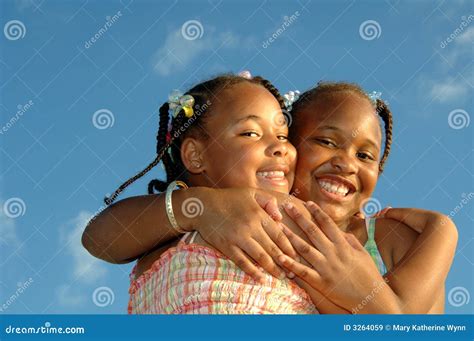 Hugging Sisters Stock Image Image Of Girl Beautiful 3264059