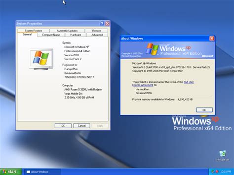 Windows Xp Professional X64 Edition5237903959srv03 Sp2 Rtm070216