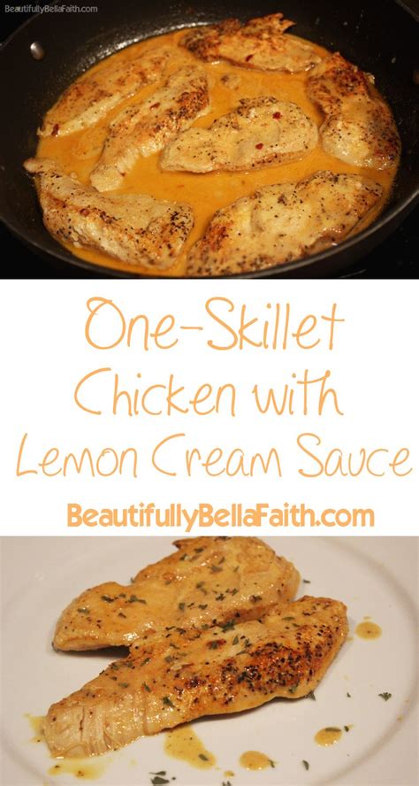 Let it cool slightly so that you don't burn your hands, but oil it while it is. One-Skillet Chicken with Lemon Cream Sauce #recipe ...