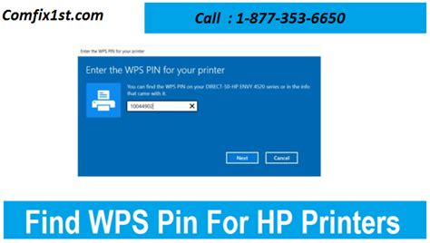 How To Find The Wps Pin On Hp Printer Hp Printer Printer Wireless
