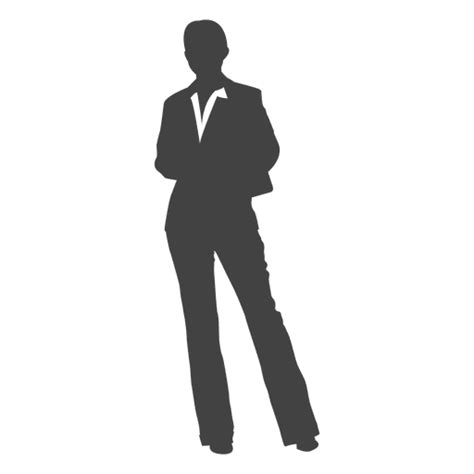 Female Office Executive Silhouette Transparent Png And Svg Vector File