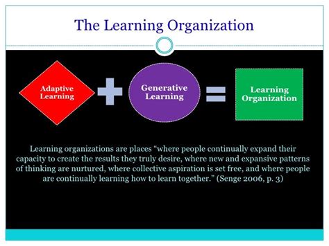 Peter Senges Learning Organization