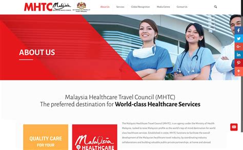 Founded in 2009 to facilitate and grow the medical tourism industry. Malaysia Healthcare Travel Council (MHTC) - Webway e Services
