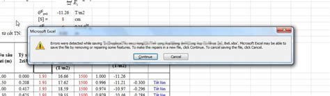 How To Fix Errors Were Detected While Saving Files In Excel