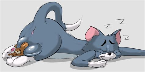 Rule 34 2016 Anus Balls Feline Grandschemetheme Jerry Tom And Jerry Male Male Only Mammal