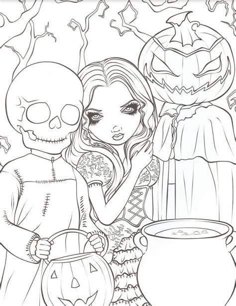 Scary Coloring Pages For Adults Free Coloring Pages Scary Coloring