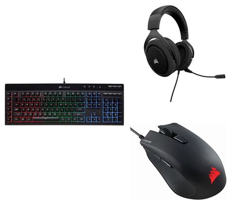 Buy Corsair Hs50 Gaming Headset K55 Rgb Gaming Keyboard