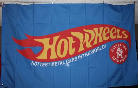 Hot Wheels Logo Flag