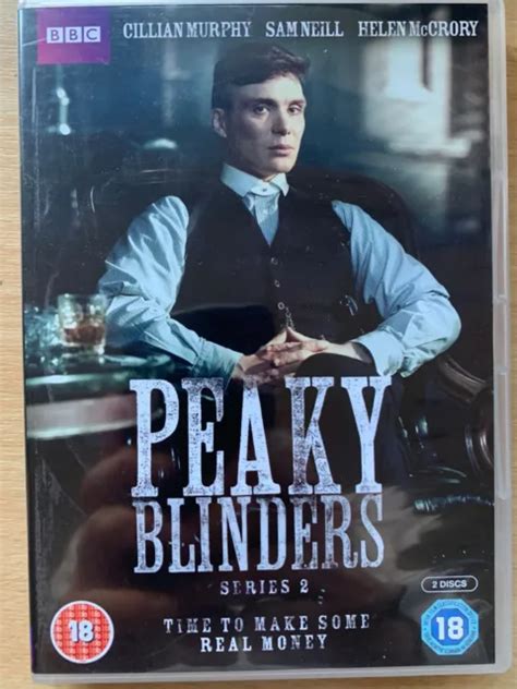 Peaky Blinders Season 2 Dvd Bbc Crime Drama Series W Cillian Murphy Sam Neill £550 Picclick Uk