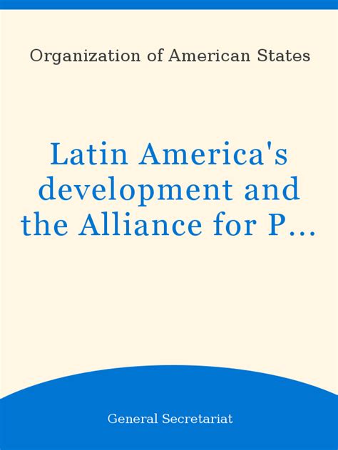latin america s development and the alliance for progress