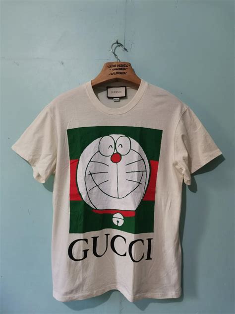 Gucci X Doraemon Mens Fashion Tops And Sets Tshirts And Polo Shirts On Carousell