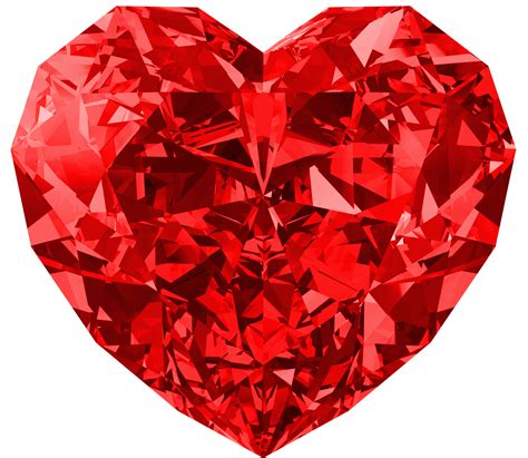 Download Red Heart Diamond Png Image Hq Png Image Freepngimg