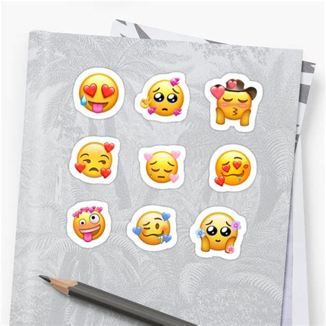 Rare Emojis Sticker Pack Sticker By Glitteryhearts Redbubble
