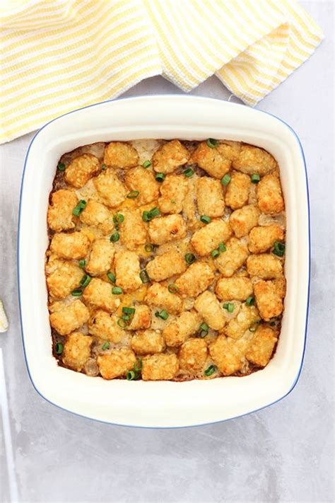 This Classic Tater Tot Casserole Recipe Is Made With Just 4 Ingredients