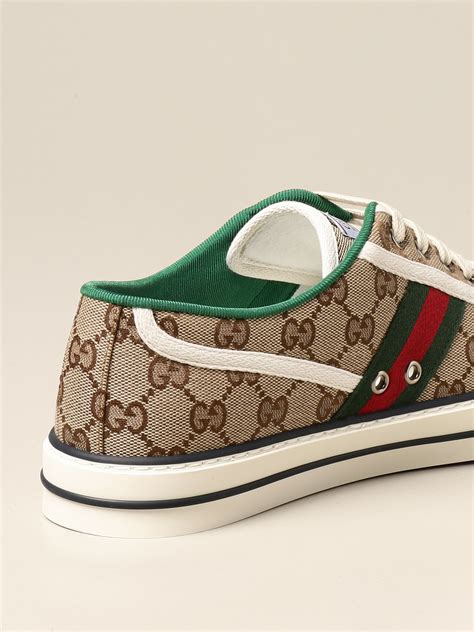 Gucci 1977 Tennis Sneakers In Original Gg Supreme Fabric Sneakers