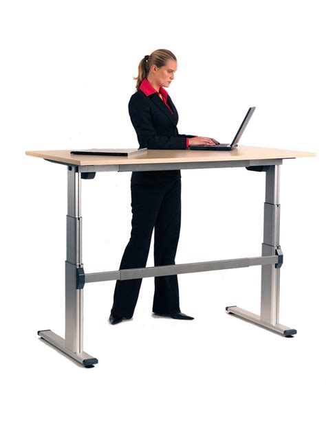 This height adjustable standing desk gives you a new way of working, freeing you from sedentary sitting. Aluforce Pro 250 M, electric height adjustable desks