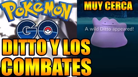 Pokémon Go Ditto Y Los Combates E Intercambios Muy Cerca Youtube