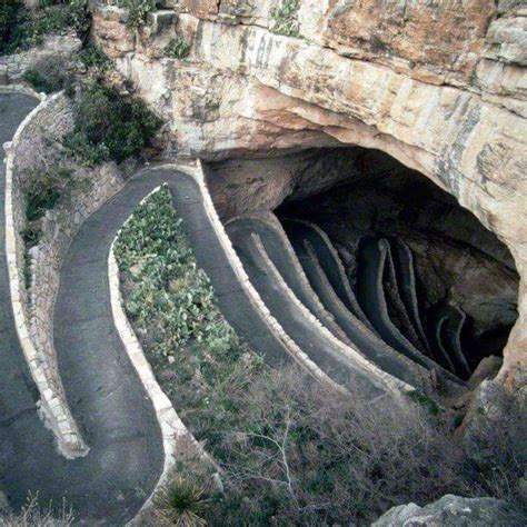 The Road To Hell In The Carlsbad Caverns National Park New Mexico R