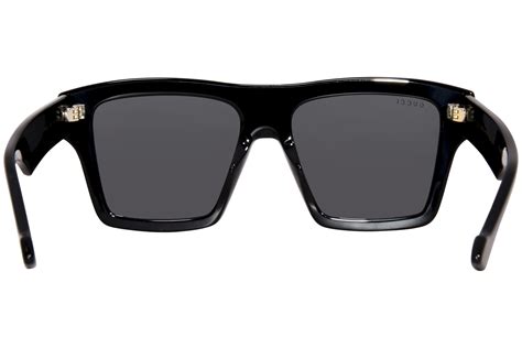 gucci gg0962s 005 sunglasses men s black grey square shape 55 17 145