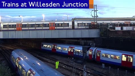 London Underground And Overground Trains At Willesden Junction Youtube