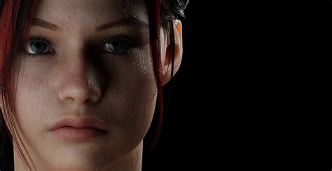 Wallpaper Resident Evil 2 Remake Kediaman Iblis Claire Redfield