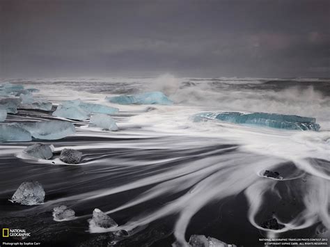Waves Iceland National Geographic Wallpaper Preview