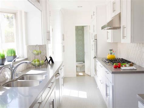 White quartz countertops in the kitchen look great even when white isn't your intended dominant colour for the space. Kitchen With Gray Quartz Countertops | HGTV