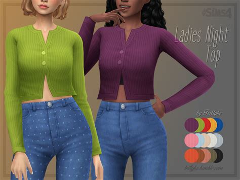 The Sims Resource Trillyke Ladies Night Top