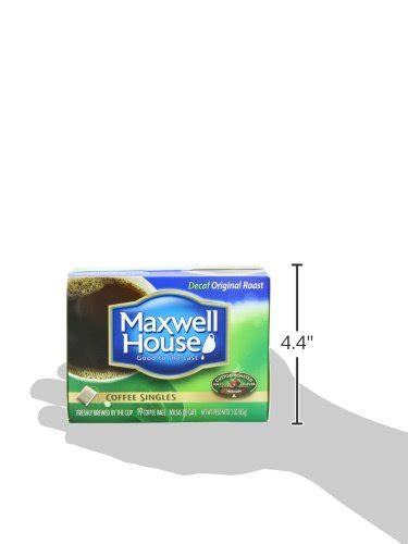 Maxwell House Decaf Original Roast Coffee Singlesmedium 19 Count