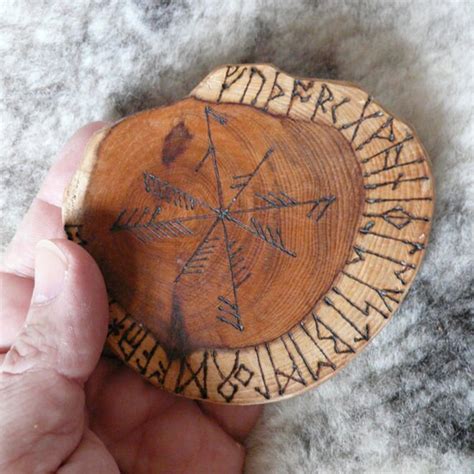 Yew Rune Oracle Disc 1 Reserved For Corvapriya By Treeseer