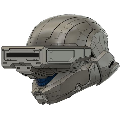 Odst Helmet 3d Model For Cosplay Armour Inspired By Halo 2 Etsy Uk