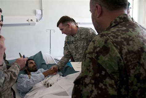 Wounded Afghan Soldiers Meet With Afghan Nato Leaders Flickr
