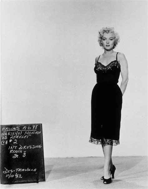 22 Pictures Of Marilyn Monroe Wardrobe Tests As Lorelei Lee In Gentlemen Prefer Blondes 1953