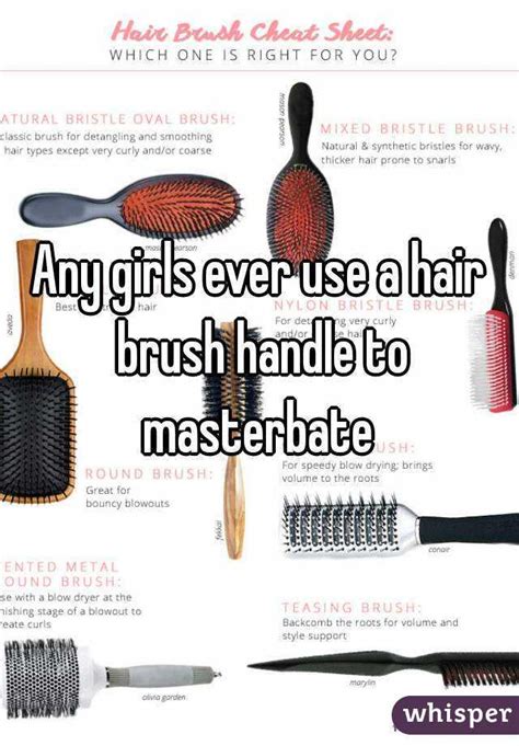 Hairbrush Handle To Masturbate