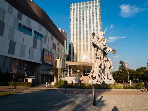 Full Size Of Rx 0 Unicorn Gundam At Diver City Tokyo Plaza In Od Editorial Photo Image Of