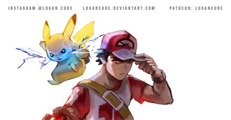 レッド Red Pokemon Sun And Moon Logancure S Illustrations Pixiv