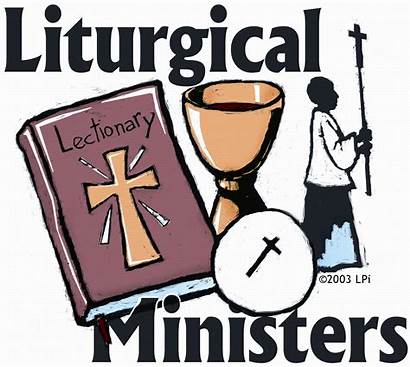 Ministers Minister Church Clipart Clip Liturgical Catholic