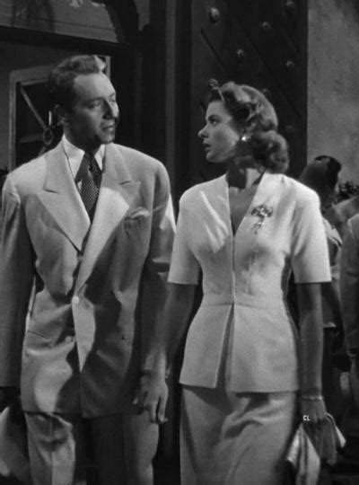 Ilsa Lund Ingrid Bergman White Suit Dress Casa Tumbex